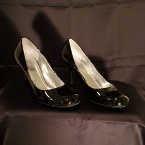 BCBG Black Patent Leather Pump